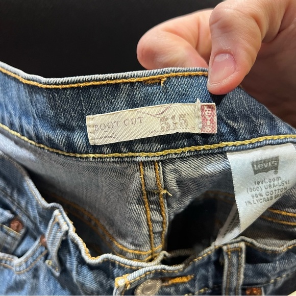 Levi’s 515 Vintage Bootcut Jeans Blue Size 8 - Picture 9 of 9